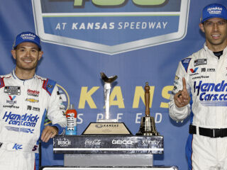 A finish to remember: Larson, Daniels reflect on record-setting Kansas win